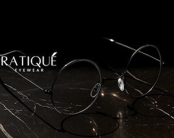 Vintage Inspired Black Round Blue Light Blocking Glasses |