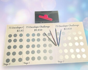 Ultimate 75-Envelope Scratch-Off Challenge | Save 2,850 Dollars with a Fun Twist!