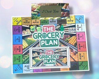 Grocery Budget Game Board: Laminated Savings Challenge