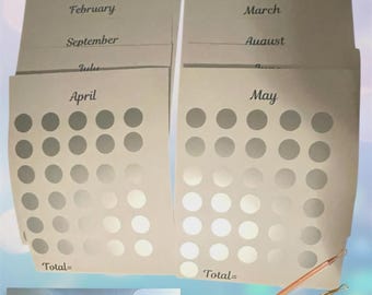 365 Day Scratch Off Savings Challenge | Yearly Budget Planner