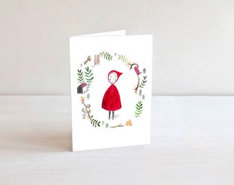 In The Woods greeting card