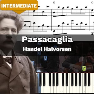 Passacaglia - Handel Halvorsen Piano (Piano Sheet Music) PDF | Sheet Piano | VMusic