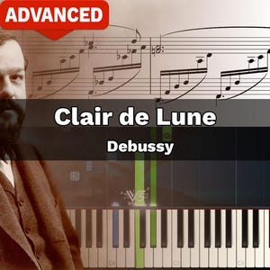 Clair de Lune - Debussy Piano (Piano Sheet Music) PDF | Sheet Piano | VMusic