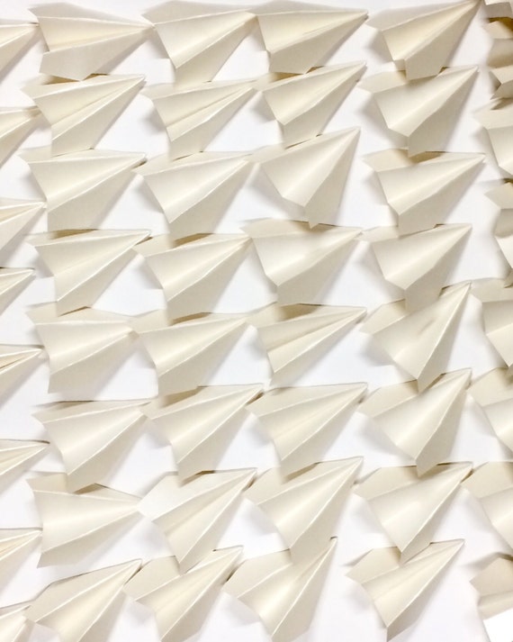80 Paper Plane Escort Cards Paper Planes Table Etsy