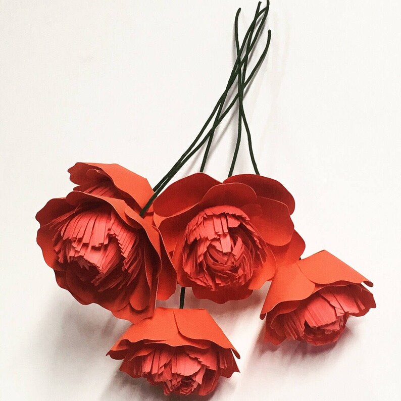 Paper flower bouquet wedding flowers mothers day gift paper Etsy