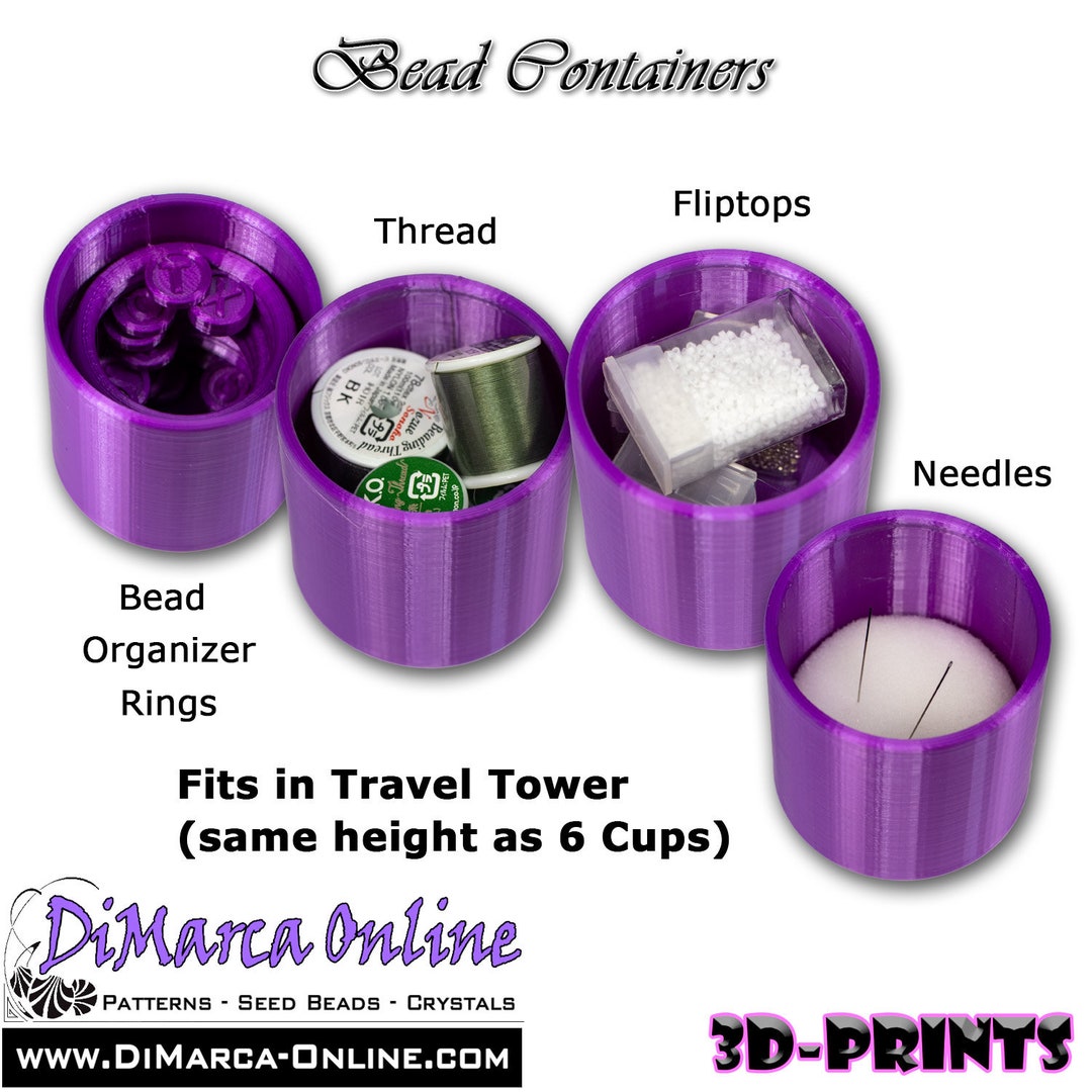 BEAD CONTAINER - 3D Printed - Etsy