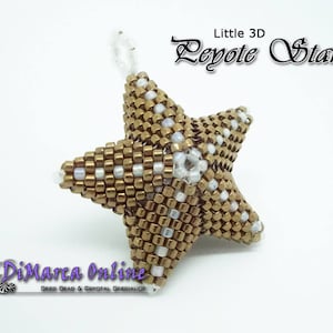 Beading Pattern/Tutorial LITTLE 3D PEYOTE STAR - Basic Instructions