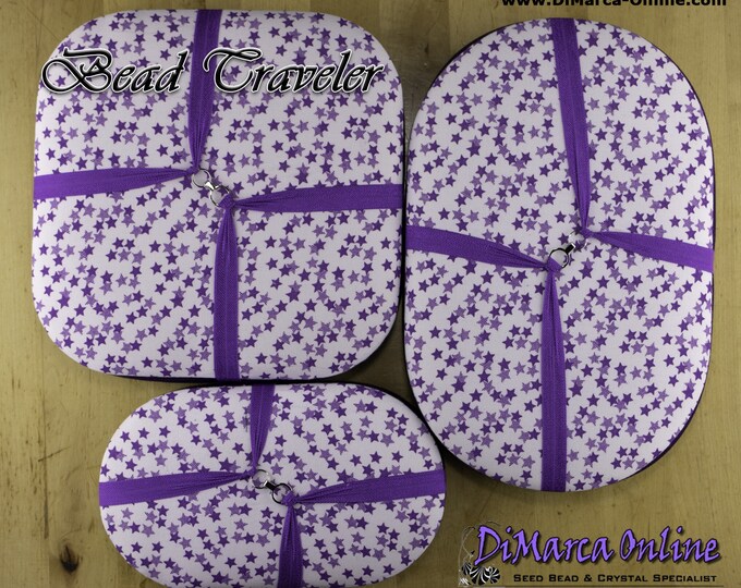 Traveller Beading Tray Silaba purple Stars Etsy