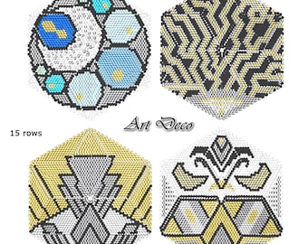 3D KALEIDOCYCLE Beading Pattern/Tutorial ART DECO with Basic Instructions