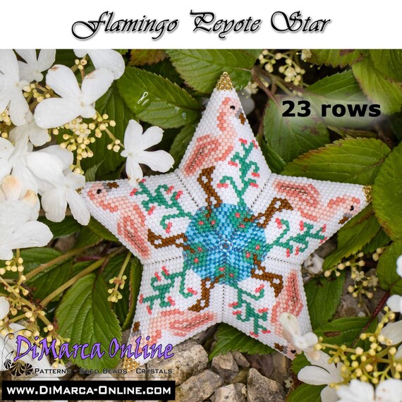 3D Peyote Star Beading Pattern ARABIAN NIGHTS ALL Stars with -  Portugal