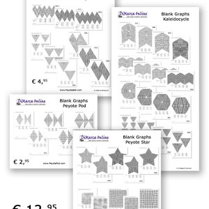 Blank Graphs COLLECTION: 3D Stars, 3D Pods, 3D Balls, 3D Kaleidocycles