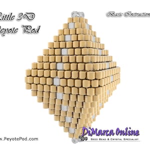 Basic Instructions LITTLE 3D PEYOTE POD - Beading Tutorial