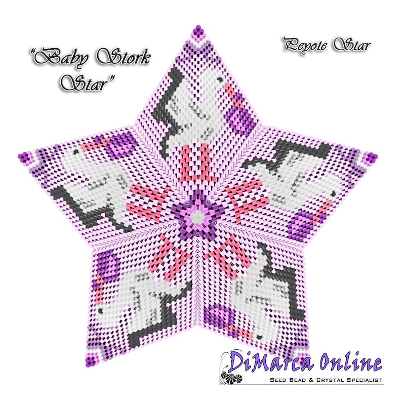 Звездочка из бисера схема объемная