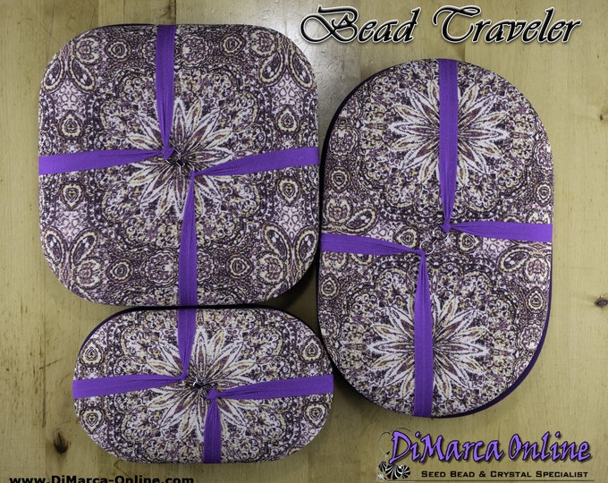 Traveller Beading Tray Silaba mocha Purple Mix Etsy