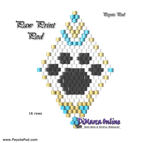 Tutorial 15 Rows 3D Peyote Pod Beading Pattern FESTIVAL OF - Etsy