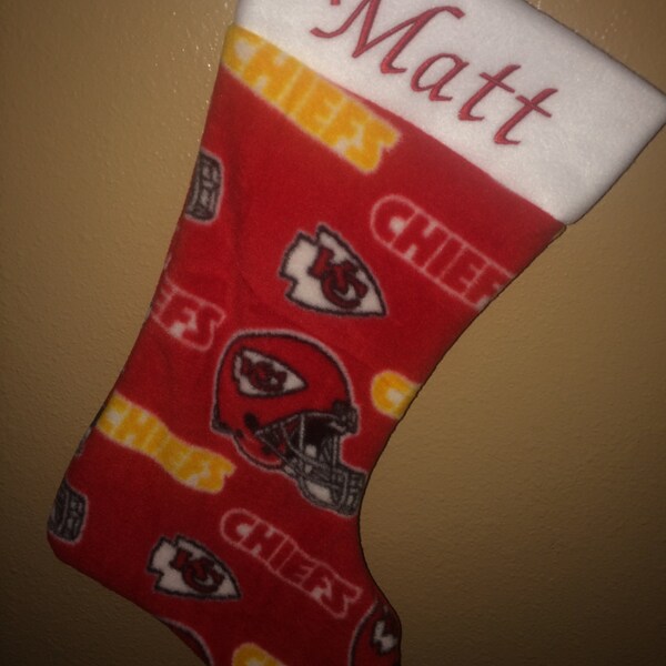 Kansas City Chiefs Christmas Stockings Etsy