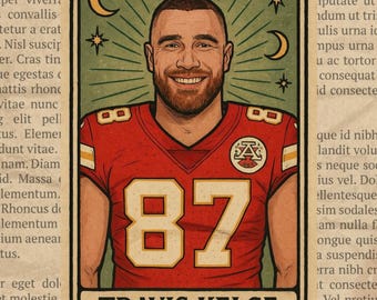 Travis Kelce-vinylsticker Kansas City Chiefs