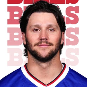 Josh Allen Buffalo Bills Vinyl Sticker
