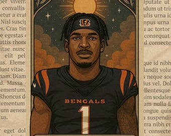 Ja'Marr Chase-vinylsticker Cincinnati Bengals