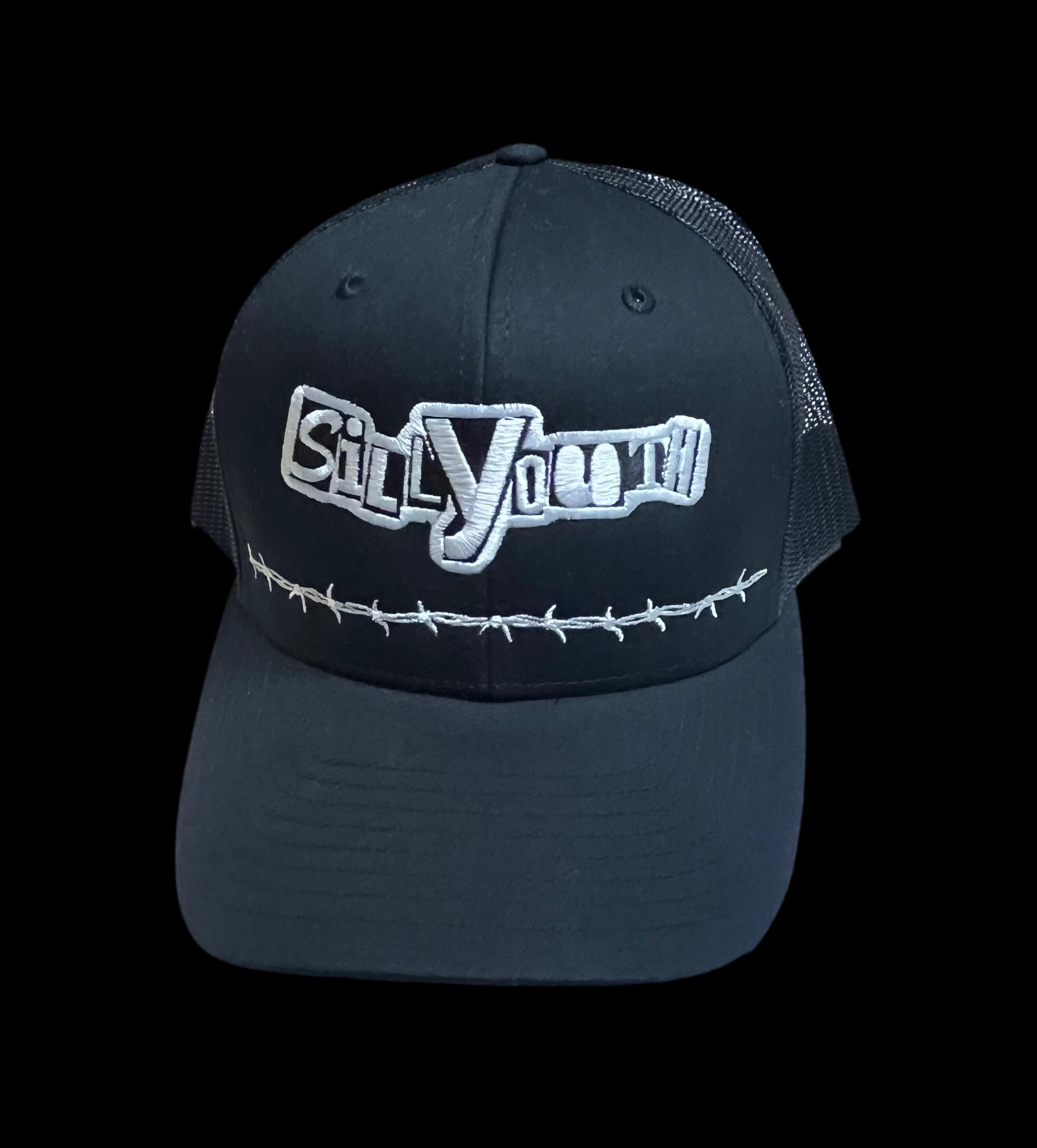 Embroidered Black Trucker Hat - Etsy