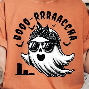 Boo Rracha Halloween Ghost PNG, Borracha Ghost Svg, Latino Halloween Svg, Mexican, Spanish Halloween Png, Drunk Ghost Svg, Sublimation PNG