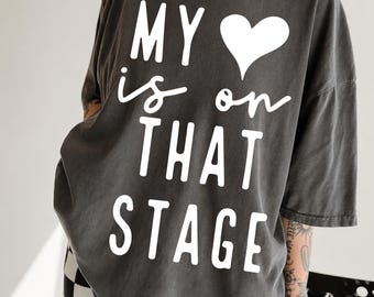 Dance Mom SVG PNG, My Heart is on That Stage Shirt, Dance Mom Svg, Mom Gift Shirt, Mothers Day Shirt, Dance Mom Shirt, Cut File Cricut