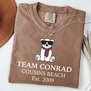 Team Conrad 2009 PNG SVG, Funny Junior Mint Bear SVG, Teddy Bear Team, ConradTeam Conrad Junior Mint Bear Tee, Cousins Beach Est. 2009 Shirt