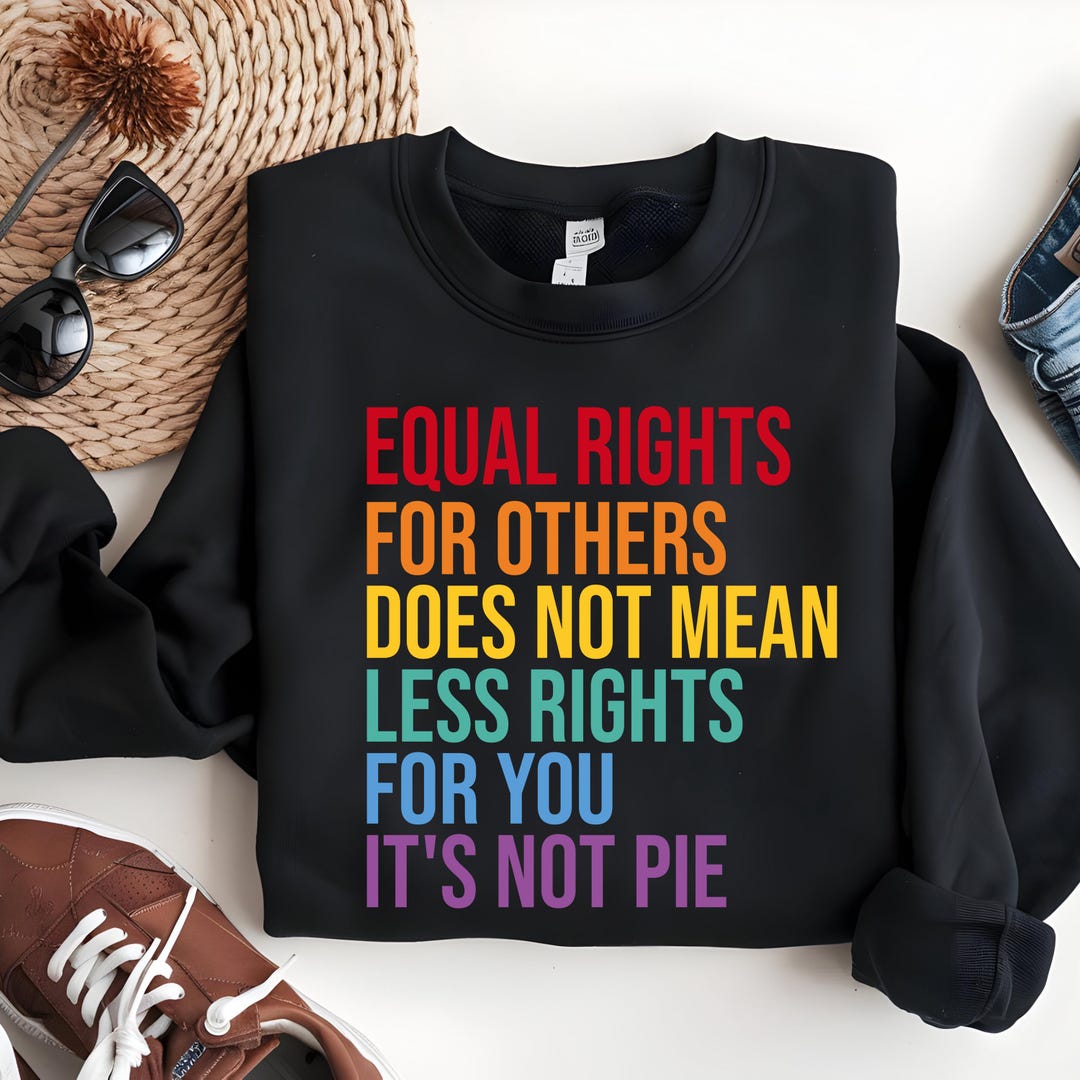 Equal Rights for Others SVG PNG, LGBT Rainbow Png, Human Rights Shirt ...