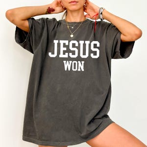 Jesus won SVG PNG, christlicher Entwurf, Jesus Shirt, christliches religiöses Shirt, Bibel-Vers-Shirt, christliches Shirt, christliches SweatshirtSvg Cricut Bild 11