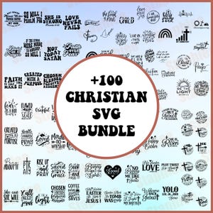 Christian SVG MEGA Bundle, Scripture Bundle, Bible Verse Svg, Religious Svg Bundle, Jesus Svg, God Svg, Faith svg Bundle, Christian Svg file