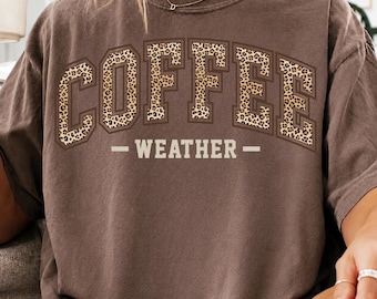 Coffee Weather PNG, Retro Fall Coffee Lover Shirt Design, Pumpkin Spice Autumn PNG, Cozy Season Sublimation Png, Cute Fall Graphic Download