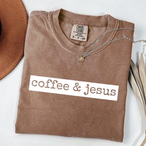 Coffee & Jesus SVG PNG, Christian Coffee Lover Svg, Faith Png, Religious Inspirational Png, Women Svg, Gift for Her,Bible Verse Inspired Png