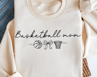 Basketball Mom SVG PNG, Basketball Mom Png, Basketball Game Day Shirt, Basketball Mama Png Sublimation, Retro Basketball Png Shirt Design