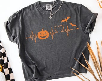 Halloween Krankenschwester Kürbis Herzschlag SVG, Kürbis Herzschlag SVG, Gruselige Saison, Herbst Herbst Png, Thanksgiving geschnitten, Sublimation Png Cricut