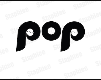 Phillies Dad SVG PNG, Popop Grandpa PNG, Pop Phillies Dad Svg, Phillies Dad Shirt Gift Phillies pop Shirt, pop grandpop poppy series Shirt