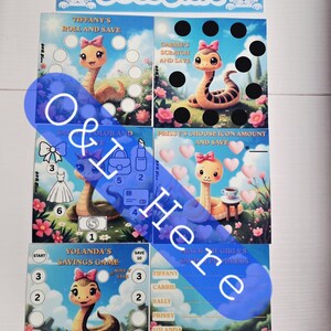GLOW in the dark Tiffany the snake and friends Challenge Bundles also available in Cardstock