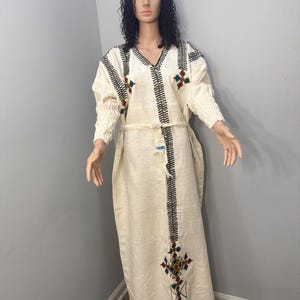 Ethiopian Dress | Habesha Dress | Eritrean Dress | Handmade in Ethiopia |Ethiopian| Eritrean| Buna Kemis| Coffee Dress| Gift| Habesha| Kemis