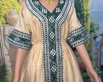 Traditional Ethiopian Clothing Handmade Habesha Kemis Dress Cultural African Outfit Wedding & Celebration Dress ሰጦታ የሚሆን ቆንጆ ቀሚሰ