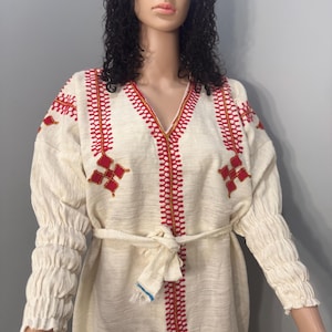Ethiopian Dress | Habesha Dress | Eritrean Dress | Handmade in Ethiopia |Ethiopian| Eritrean| Buna Kemis| Coffee Dress| Gift| Habesha| Kemis