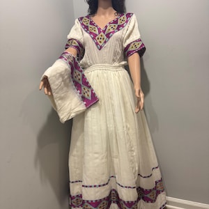 Ethiopian Dress | Habesha Dress | Eritrean Dress | Handmade in Ethiopia |Ethiopian| Eritrean| Buna Kemis| Coffee Dress| Gift| Habesha| Kemis