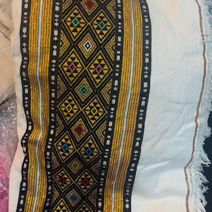 Ethiopian Gabi ጋቢ | Handmade in Ethiopia| Housewarming Gift| Habesha Traditional Gabi large size| white Cotton Handwoven | Throw Blanket