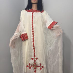 Ethiopian Dress | Habesha Dress | Eritrean Dress | Handmade in Ethiopia |Ethiopian| Eritrean| Buna Kemis| Coffee Dress| Gift| Habesha| Kemis