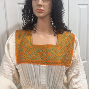 Ethiopian Dress | Habesha Dress | Eritrean Dress | 100% Handmade in Ethiopia |Traditional Zuria Ethiopian Eritrean Menen Kemis