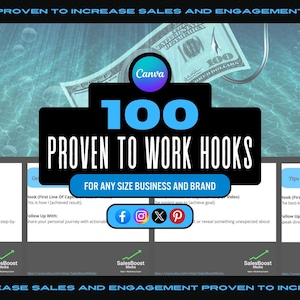 100 Social Media Hooks: Engagement & Content Ideas (PDF Guide)