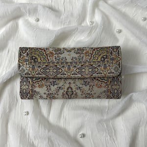 Carteira estilo boho feita à mão | Bolsa de mão com tapeçaria étnica | Carteira hippie para presentear ela | Carteira fofa para mulheres | Bolsa de tecido autêntica