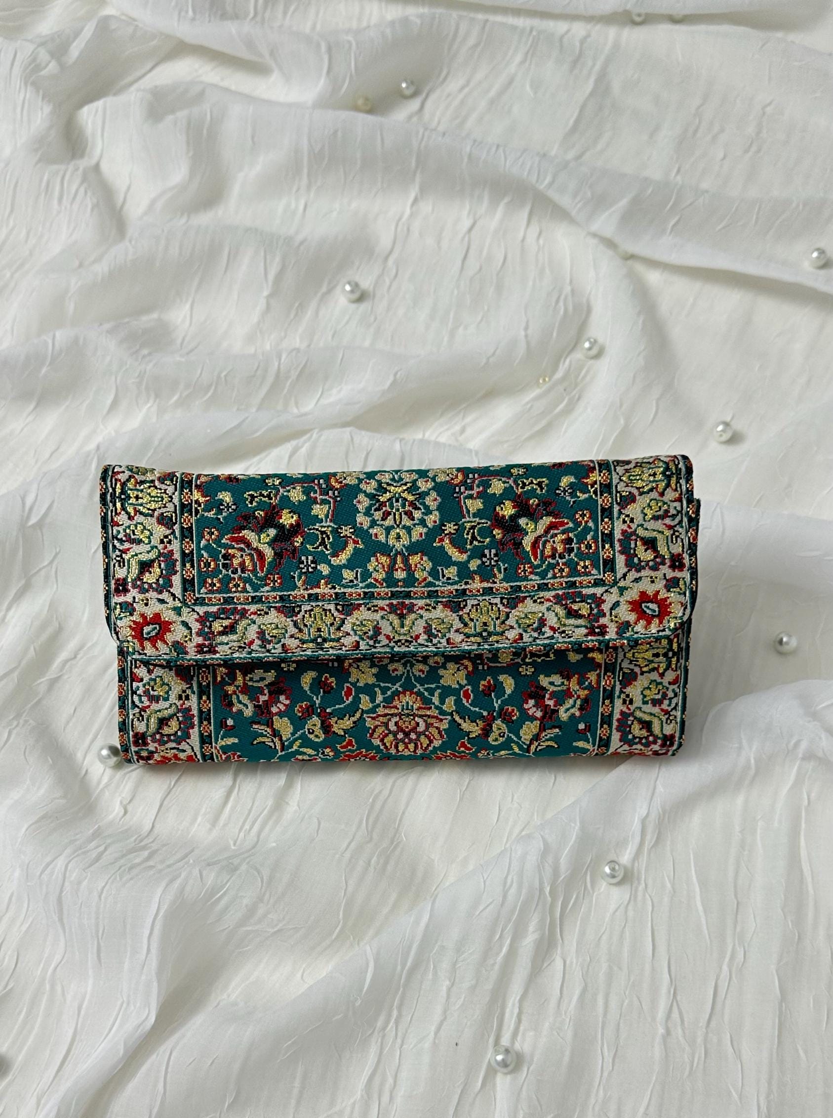 Boho Style Handmade Wallet – Ethnic Embroidered Hippie Wallet for Women ...