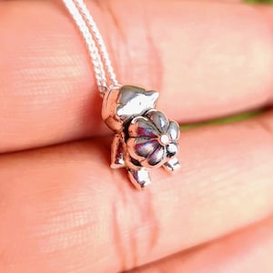 Botanical Buddy zilveren ketting - animeketting, anime-sieraden, cadeaus voor gamers en cadeaus voor gamers