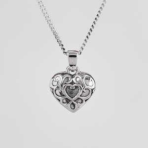 Heart Container Silver Pendant - The Legend of Zelda Jewelry - Videogame Necklace