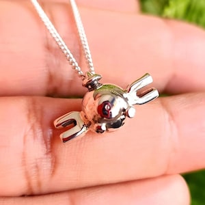 Magnet Sphere Pendant  - Anime Jewelry - Video Game Jewelry - Retro gamer Jewelry - 90s Nostalgia - Gifts for gamers, Game Boy necklace
