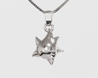 Lumalee Movie Silver Pendant - Super Mario Bros Jewelry - Gifts for Nintendo Fans